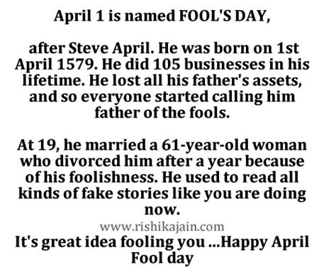 Story Behind April Fools Day