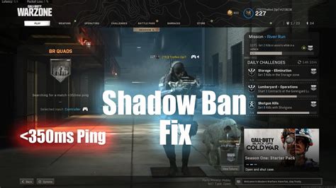 How To Fix Shadow Ban In Cod Warzone Modern Warfare Stuck At Searching