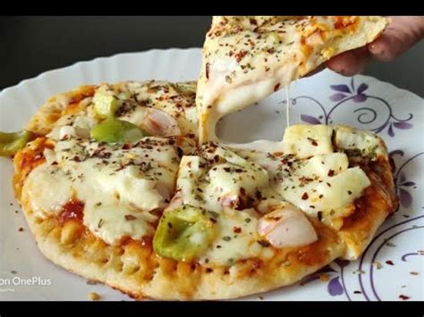 Domino S Style Cheese Burst Pizza Without Yeast Oven Easy