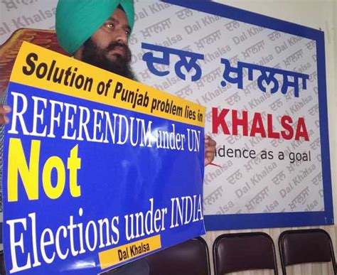 Dal Khalsa Releases No Election Manifesto Supports Pro Rights Candidates