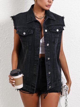 Denim Jackets Shop Women S Denim Jackets Online Shein Uk