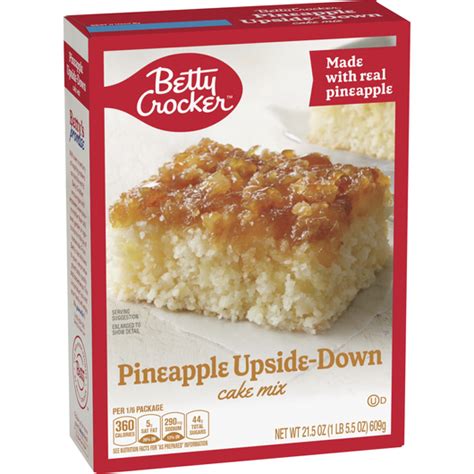 Betty Crocker Pineapple Upside Down Cake Mix And Topping 609g Is Halal