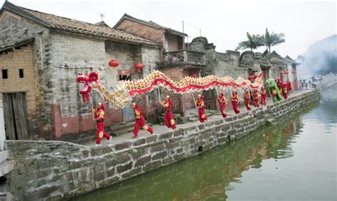 The Temple Fair in Chinese Village Editorial Image - Image of ...