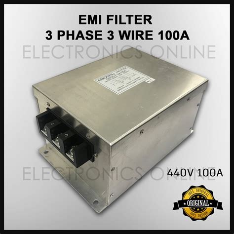 Aerodev Emi Filter 3 Phase 3 Wire 100a Engine Noise Filter Automation