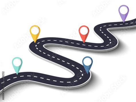 Winding Road Clip Art Stock Illustrations Winding Road Clip