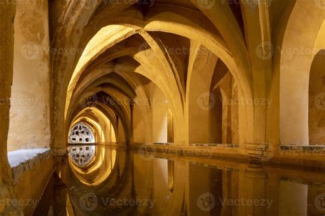 Real Alcazar De Sevilla Baths Stock Photo At Vecteezy