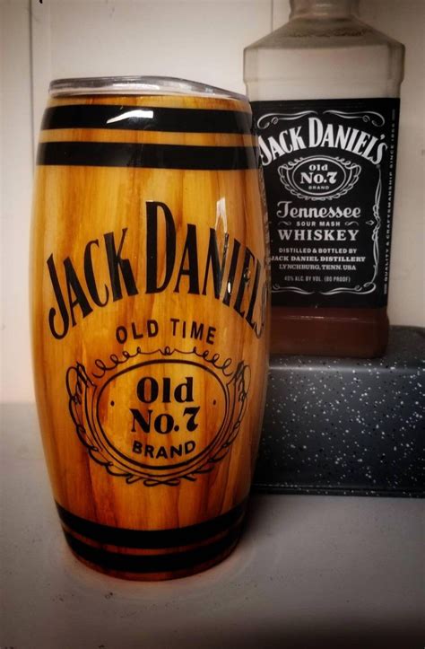 Jack Daniels Barrel Shaped Tumbler Made To Order Etsy