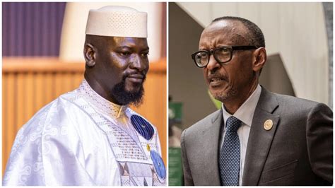 Paul Kagame à Conakry ce lundi après sa rencontre avec Doumbouya à