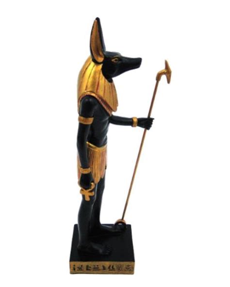 Egyptian God Anubis Jackal Deity Of Deathafterlife Scepter Ankh 12