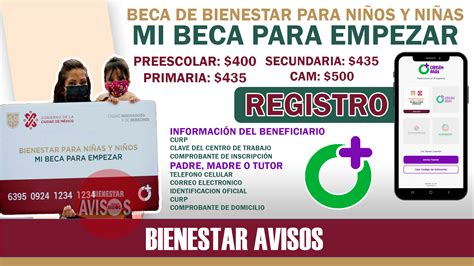 Mi Beca Para Empezar 2023 2024 Enero 2025 Avisos Bienestar 2024 2025