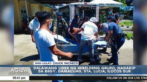 2 Lider Ng Rebeldeng Grupo Nadakip Sa Brgy Damauag Sta Lucia