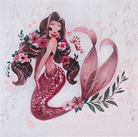 Mermay Mermaid 18 Fine Art Print Etsy Australia