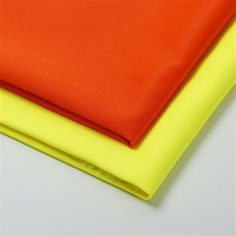 Polyester Cotton Hi Vis Fluorescent Color Fabric Supplier