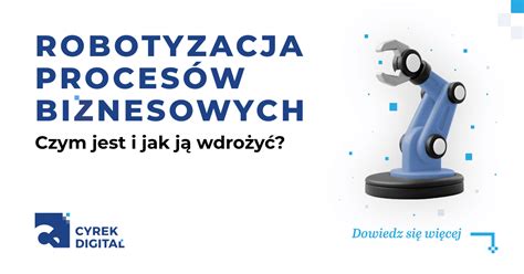 Robotyzacja Proces W Biznesowych Co To Jest I Jak J Wdro Y