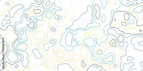 Topographic map patterns, topography line map. Vintage outdoors style ...