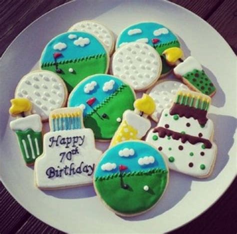 Decorated Golf Themed Cookies By Sugarmamabykim On Etsy