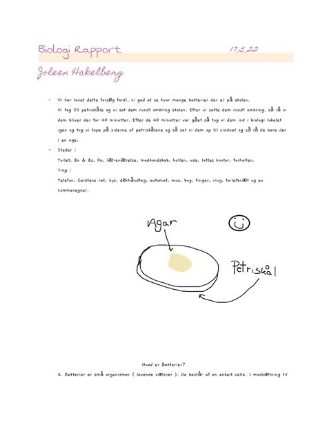 Biologi Rapport Dddsd Biologi Rapport Joleen Hakelberg Vi Har