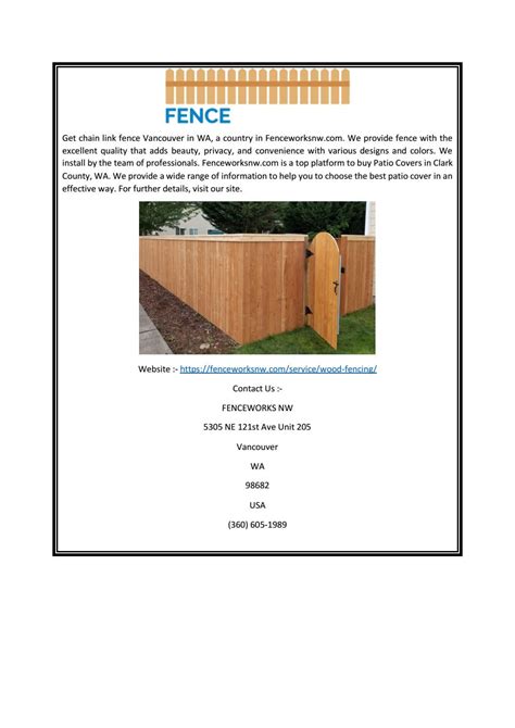 Steel Post Fence Installation Vancouver WA | Fenceworksnw.com by fenceworksnw - Issuu