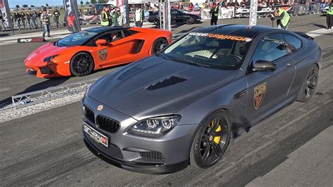 Manhart GTT 900 BMW M6 vs Lamborghini Aventador LP700 - YouTube