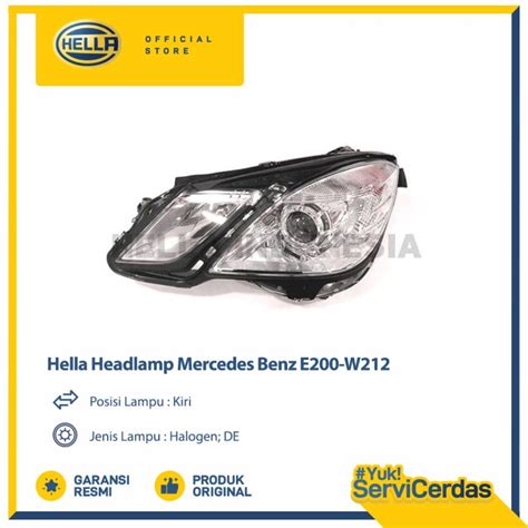 Jual Lampu Headlamp Mobil Hella Mercedes Benz E200 W212 Kiri Halogen