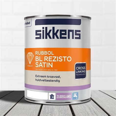 Sikkens Rubbol Bl Rezisto Satin W05 Lakverf Dekkend Binnen