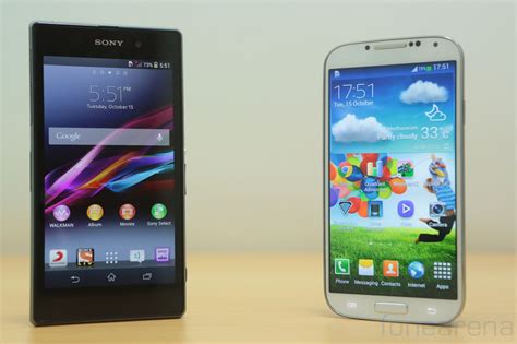 Sony Xperia Z Vs Samsung Galaxy S