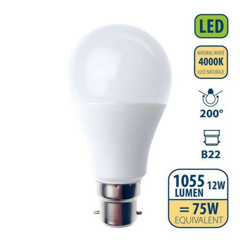 Ampoule Led Smd Standard A60 12W Culot B22 VELAMP Manutan It