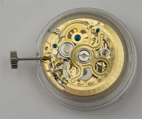 Automatik M We Skelett Gold Mechanisches Uhrwerk Hz G Goldfarbe Ebay