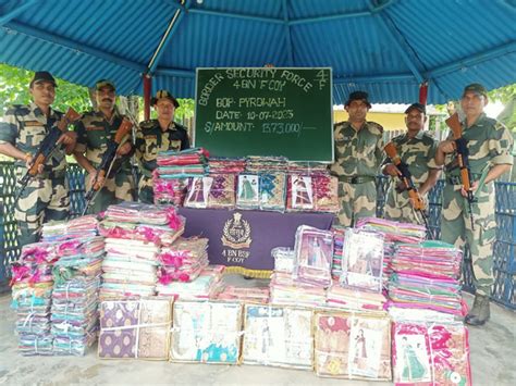 Bsf Meghalaya Seizes Clothing Item Worth Rs 13 Lakh On International Border