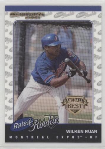 2001 Donruss Rated Rookie Baseball S Best Bronze Wilkin Ruan 191