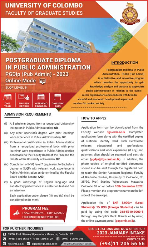 Postgraduate Diploma