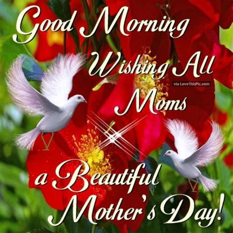 Good Morning Wishing All Moms A Beautiful Mothers Day Happy Mothers