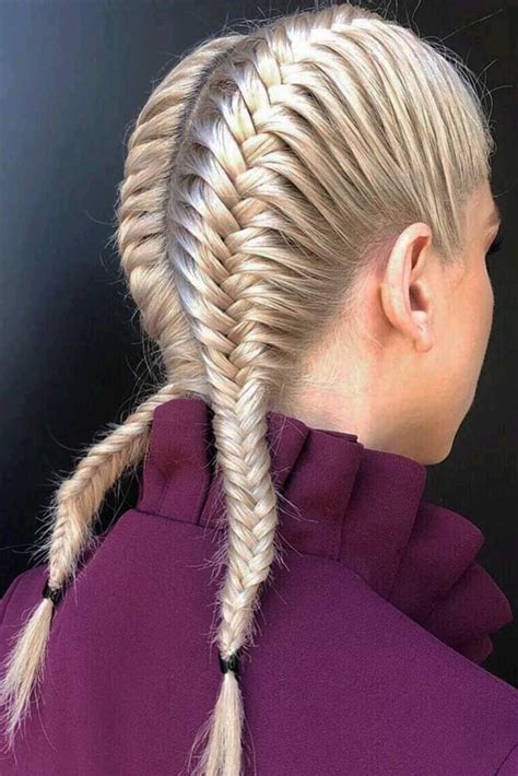 Pin By Jagoda On Pins By You Braids For Short Hair Fish Tail Braid