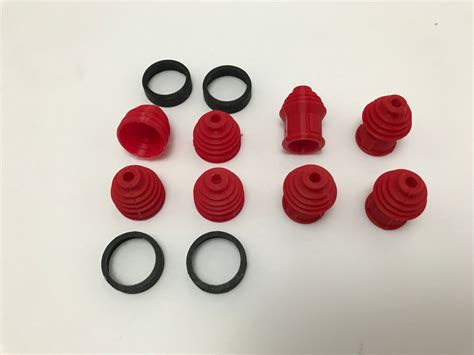 Red Silicone Driveshaft Axle Boots Complete Set For Traxxas X Maxx