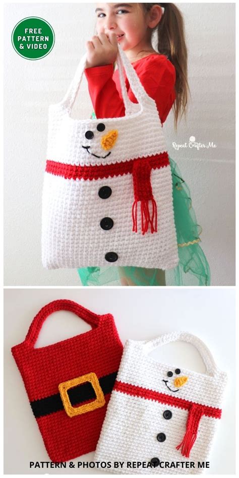 Free Crochet Christmas Bag Patterns For Artofit