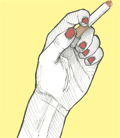 Hand Holding Cigarette by SwollenHandBlues on DeviantArt