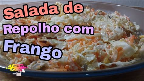 SALADA DE REPOLHO FRANGO DESFIADO RECEITA FÁCIL YouTube