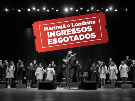 Shows João Bosco e Coral Sanepar estão ingressos esgotados em