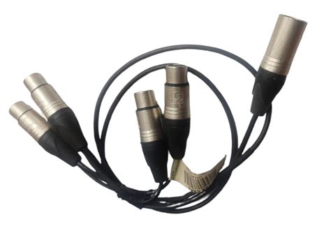 Cable Solcor En Y De Metro De Xlr Macho A Xlr Hembra The Capu