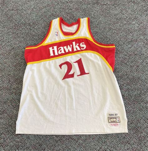 Mitchell And Ness Dominique Wilkins Atlanta Hawks Jersey Size 56 NBA