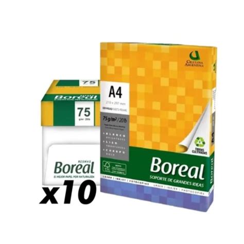 CAJA DE RESMAS BOREAL 75G Libreria Jit Librería Mayorista en Mendoza