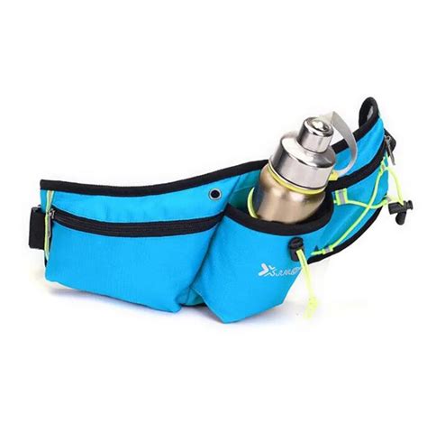 Men Women Waist Bags Sports Water Bottle Holder Outdoor Running Belt ...