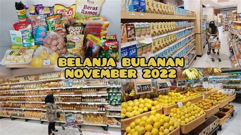 BELANJA BULANAN HEMAT DI YOGYA TOSERBA NOVEMBER 2022 GROCERY