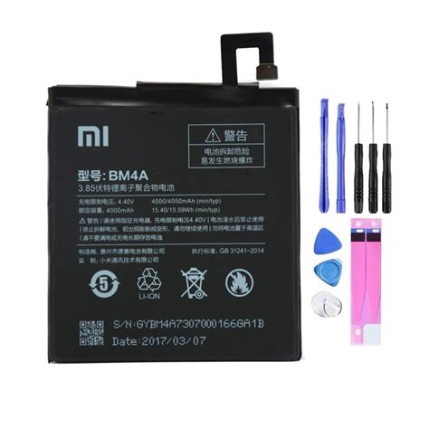 Genuine Battery BM4A For Xiaomi Hongmi Redmi Pro Akku 4000mAh 4050mAh