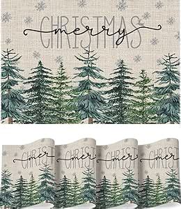 Amazon Artoid Mode Beige Pine Tree Snowflake Christmas Vinyl