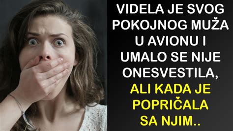 VIDELA JE SVOG POKOJNOG MUŽA U AVIONU I UMALO SE NIJE ONESVESTILA ALI