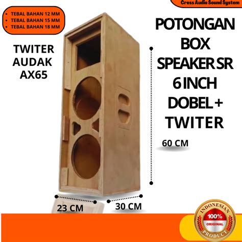 Jual Potongan Box Speaker Sr Inch Triplek Mm Mm Mm Shopee