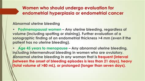 Ppt Abnormal Uterine Bleeding In Reproductive Aged Women Medical