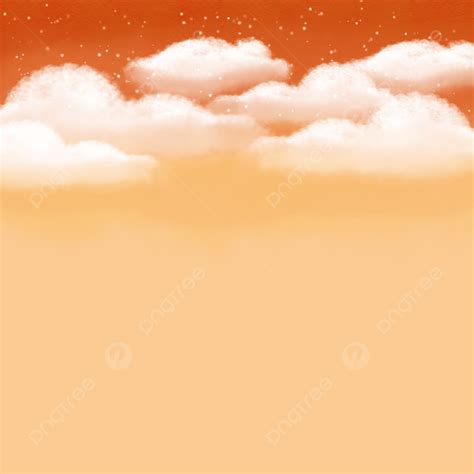 Fondo De Cielo Naranja Con Nubes Cielo Nube Antecedentes Imagen De