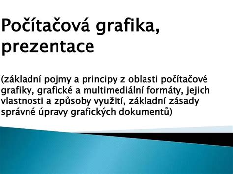 Ppt Po Ta Ov Grafika Prezentace Powerpoint Presentation Free